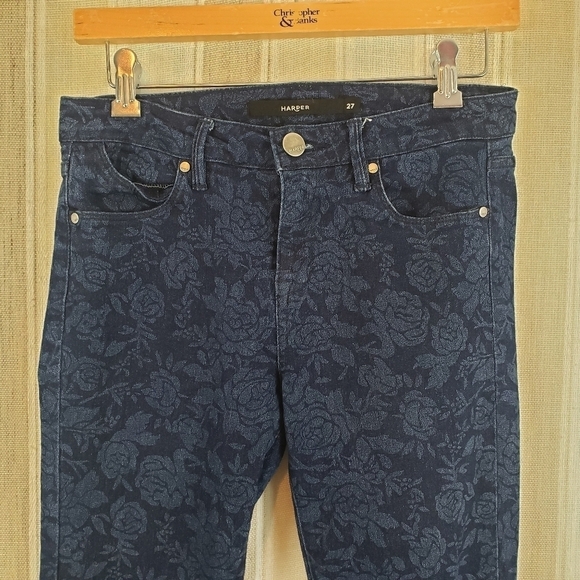 Harper Midrise Floral Skinny Jeans - Picture 2 of 10
